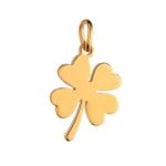 Gold color / 1 Piece Simple Series Four-Leaf Clover Shape Stainless Steel  Gold Color Women's Pendants Picture5